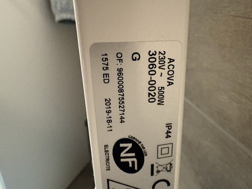 Acova radiateur électrique