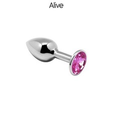 Plug anal métal bijou Rosebud