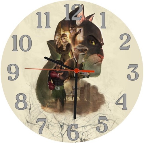 Horloge murale bois - horloge, en