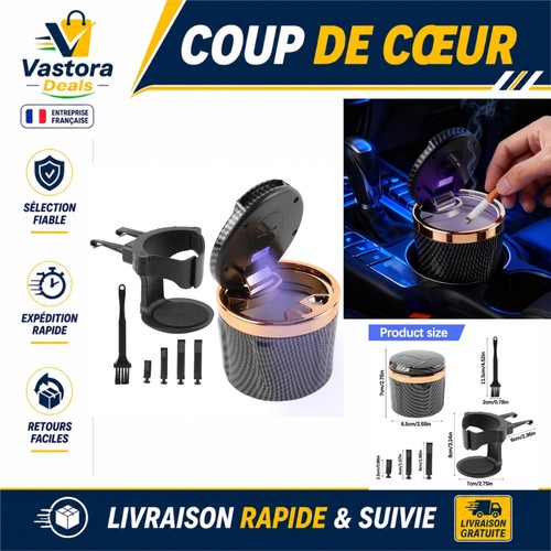 Cendrier voiture anti odeur - cendrier,
