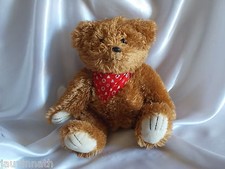 Doudou peluche ours, bandana