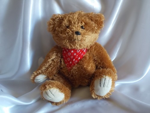 Doudou peluche ours bandana - doudou,
