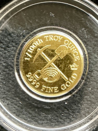 100 9999 fine gold round - .9999,