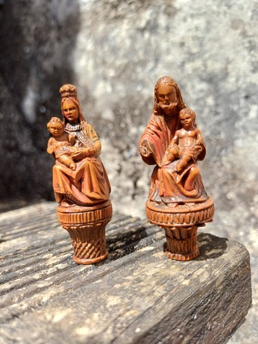 Sculpture bois miniature - sculpture,