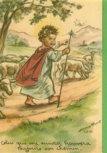 Germaine bouret carte postale - germaine,