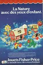 Publicité Advertising 03 24  1980   Fischer- Price  jeux jouets  4*