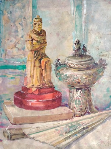 Belle peinture nature morte - nature,