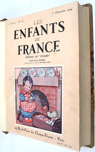 Reliure 1930 les enfants - reliure,