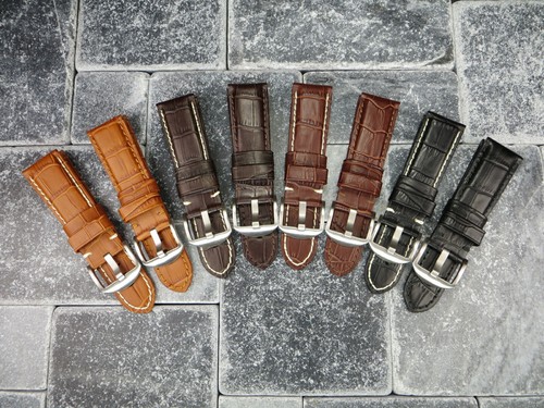 24mm leather watch band - watch,