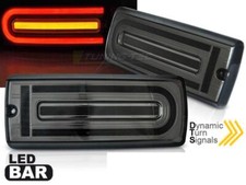 Paire de feux arriere pour Mercedes classe G W463 90-18 FULL LED BAR Dyn Fume