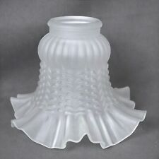 Tulipe en verre lustre lampe