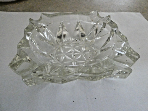 Cendrier verre vintage - verre,