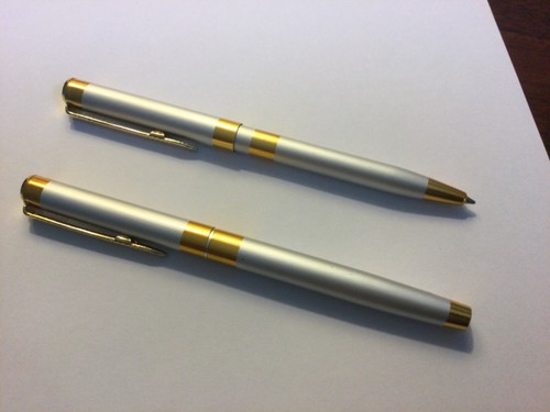 Parure deux stylos - deux, stylos,