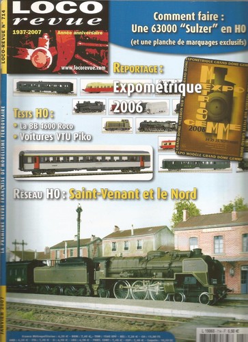 Loco revue 714 reseau - revue, /