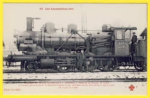 Cpa locomotive des chemins - des,