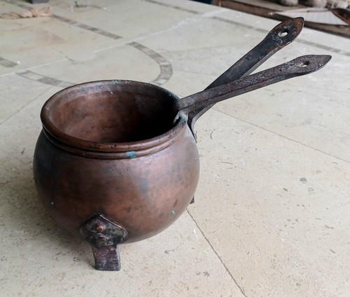 Ancien pot colle - pot, en