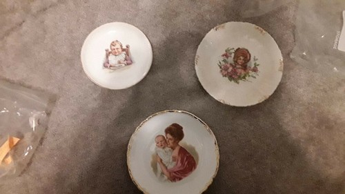 Antique portrait plate 15 - antique, 3/$15