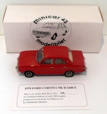 Pathfinder Minicar 43 1/43 Scale MIN3 - 1970 Ford Cortina MkII 1600E Red
