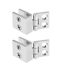 Charnière porte verre -0°