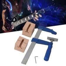 Jeu d'outils de frettage guitare compact et pratique blocs et clé en bois