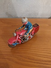 Moto Jouet À Friction En Tôle 