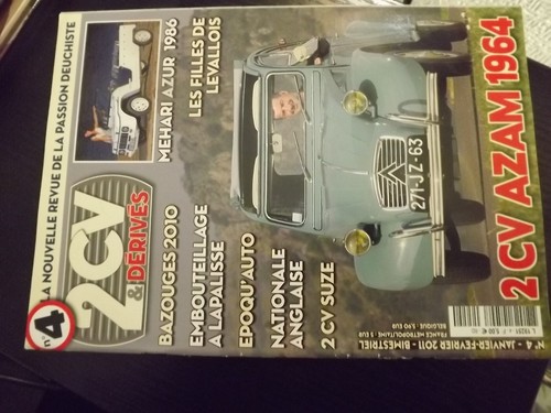 Revue 2cv dérivés n 4 - 2cv,