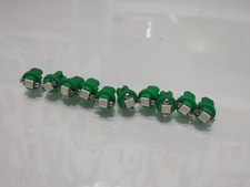 10x LED 12v vertes B8.5d voyant tableau de bord
