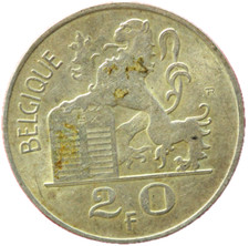 #14199 - Belgique 20 francs