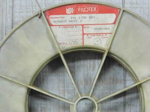 Câble fil marron rg178 - câble,