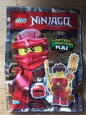 POLYBAG FIGURINE MINIFIGURE LEGO NINJAGO FOIL 891723 NINJA ROUGE KAI