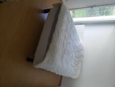 lit 140x200 sommier plus matelas et pieds de lit haut ikéa 