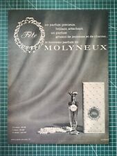 163 PUBLICITE ANCIENNE 1960 34x25cm Parfum fête de Molyneux