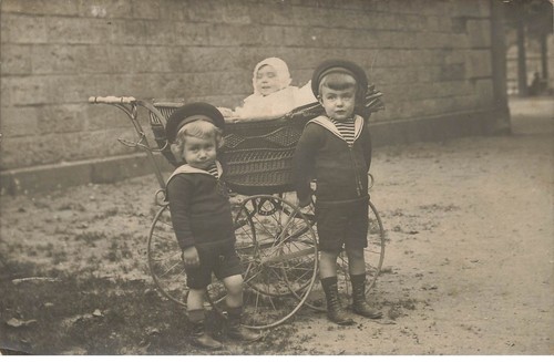 Enfant deux garçons - -, près