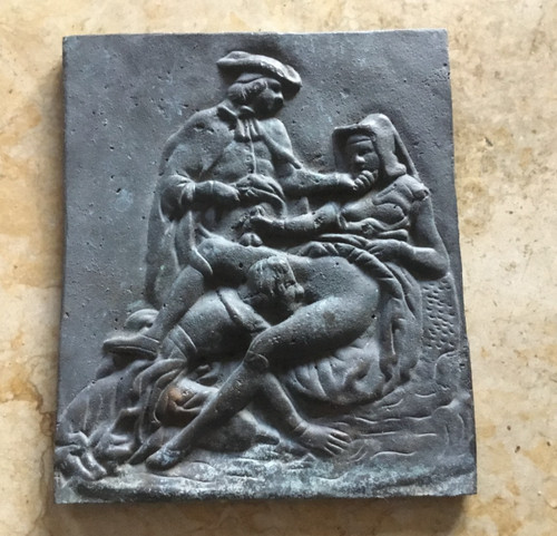 Plaque fonte scene - plaque, en