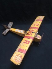 jouet tôle litho ancien avion CR 505