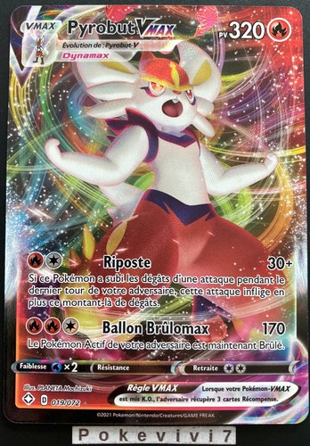 Carte pokemon pyrobut - carte, 019/072