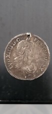 1/12 ECU 1653 - AIX EN PROVENCE - ARG - MECHE LONGUE - RARE - TROUEE - LOUIS XIV