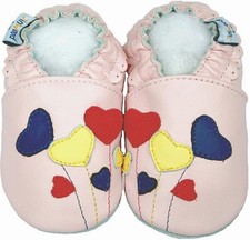 Chaussons en cuir souple