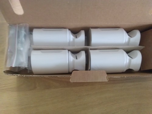 Kit fixation court blanc satin