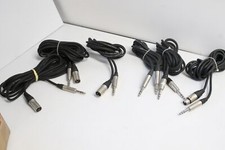 Occasion : Lot de 6 cables audio divers NEUTRIK avec prises XLR , Jack 6.35mm...