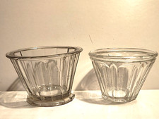 2 ANCIENS  POTS à CONFITURE FORME CONIQUE  collection déco cuisine