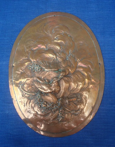 V73 très belle plaque - très, cuivre