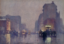 Affiche Night Rain City -