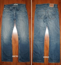 JEANS LEVIS 512 "Bootcut" W29 L34 (FR t39)  bleu délavé 3005