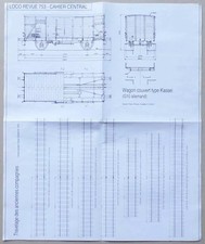 Plan Blue Print Wagon Couvert