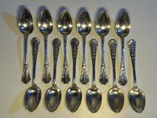 12 Cuillères à Entremets , CHRISTOFLE Grappe De Raisins , Métal Argenté