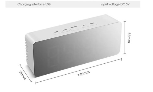 Réveil numérique led - réveil,