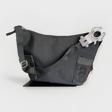 Sac à bandoulière vintage George Gina Lucy GG&L noir en nylon technique avec ...