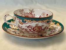 TASSE ET SOUS TASSE A THE EN PORCELAINE  SARREGUEMINES MINTON 248