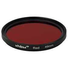 Filtre couleur rouge objectif